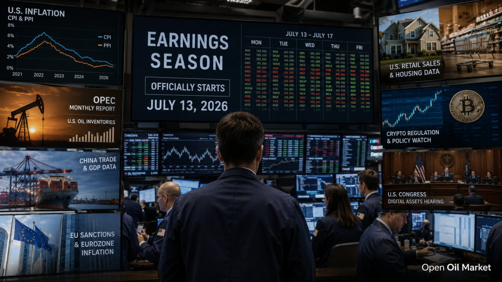 Investor Calendar July 13 to 17, 2026: US CPI, China's GDP and Earnings Season