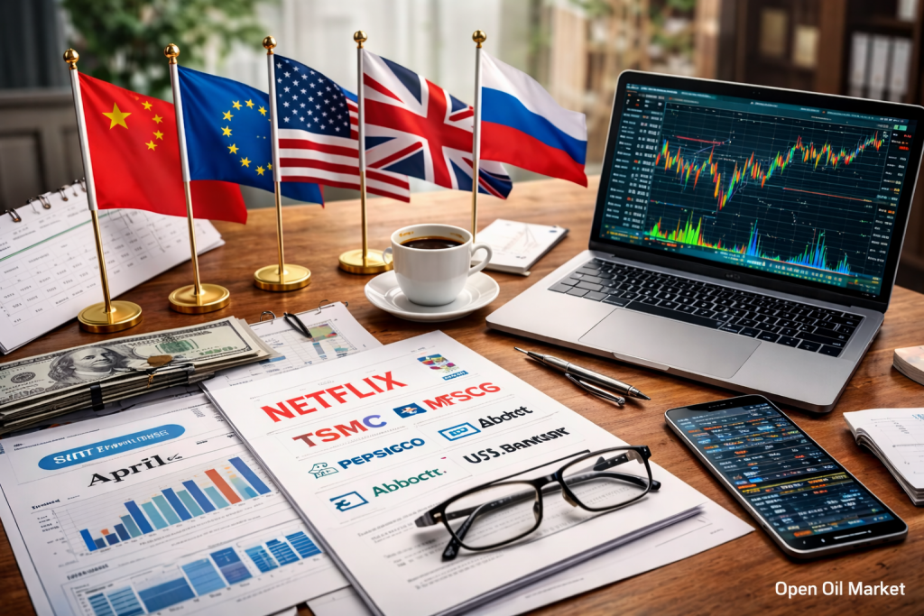 Economic Events and Corporate Earnings - Thursday, April 16, 2026: China's GDP, Eurozone CPI, and Corporate Reporting