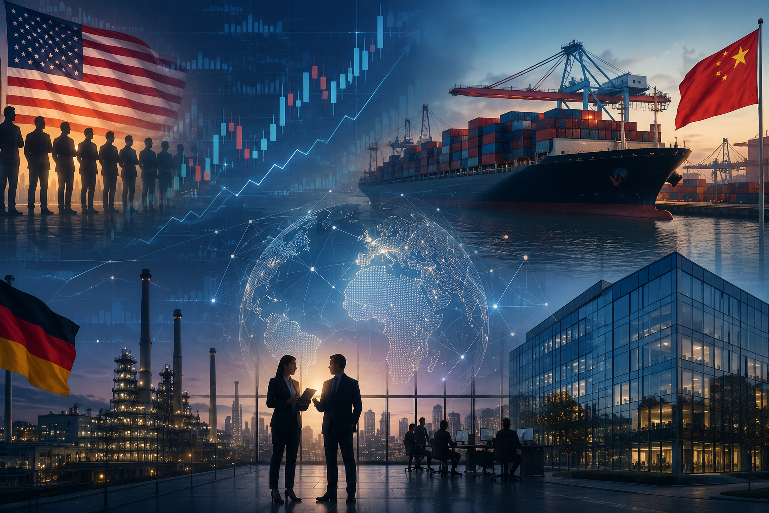 Economic events and corporate reports — Friday, 7 August 2026: Nonfarm Payrolls in the USA, China trade balance, German industry and Allianz reporting