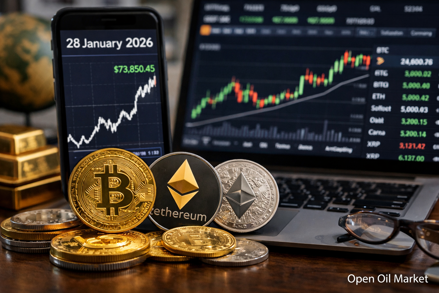 Cryptocurrency News — Wednesday, January 28, 2026 Bitcoin, Ethereum, and the Digital Asset Market