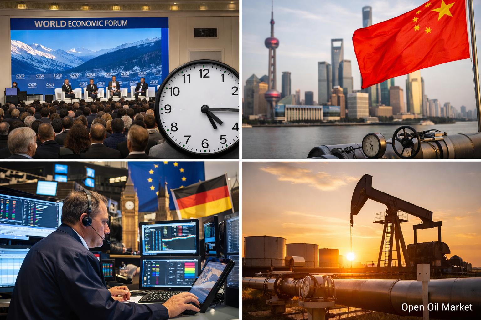 Economic Events and Corporate Reports - Tuesday, January 20, 2026 Davos, LPR China, ADP US, EIA Oil