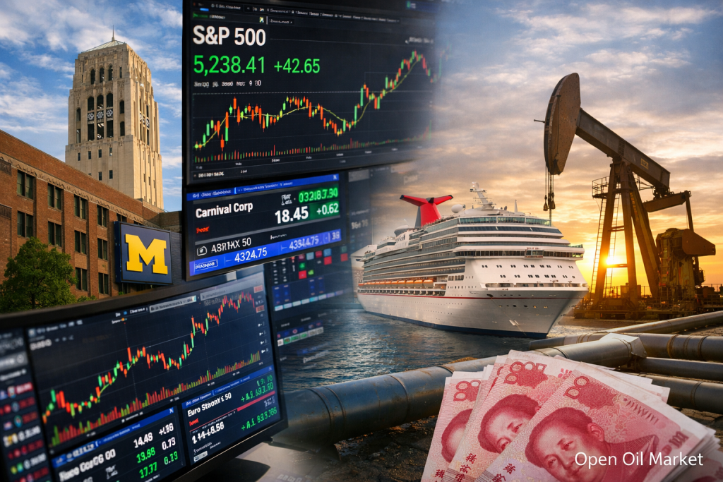 Economic Events and Corporate Reports on March 27, 2026: Michigan Consumer Sentiment, U.S. Inflation Expectations, and Global Company Earnings