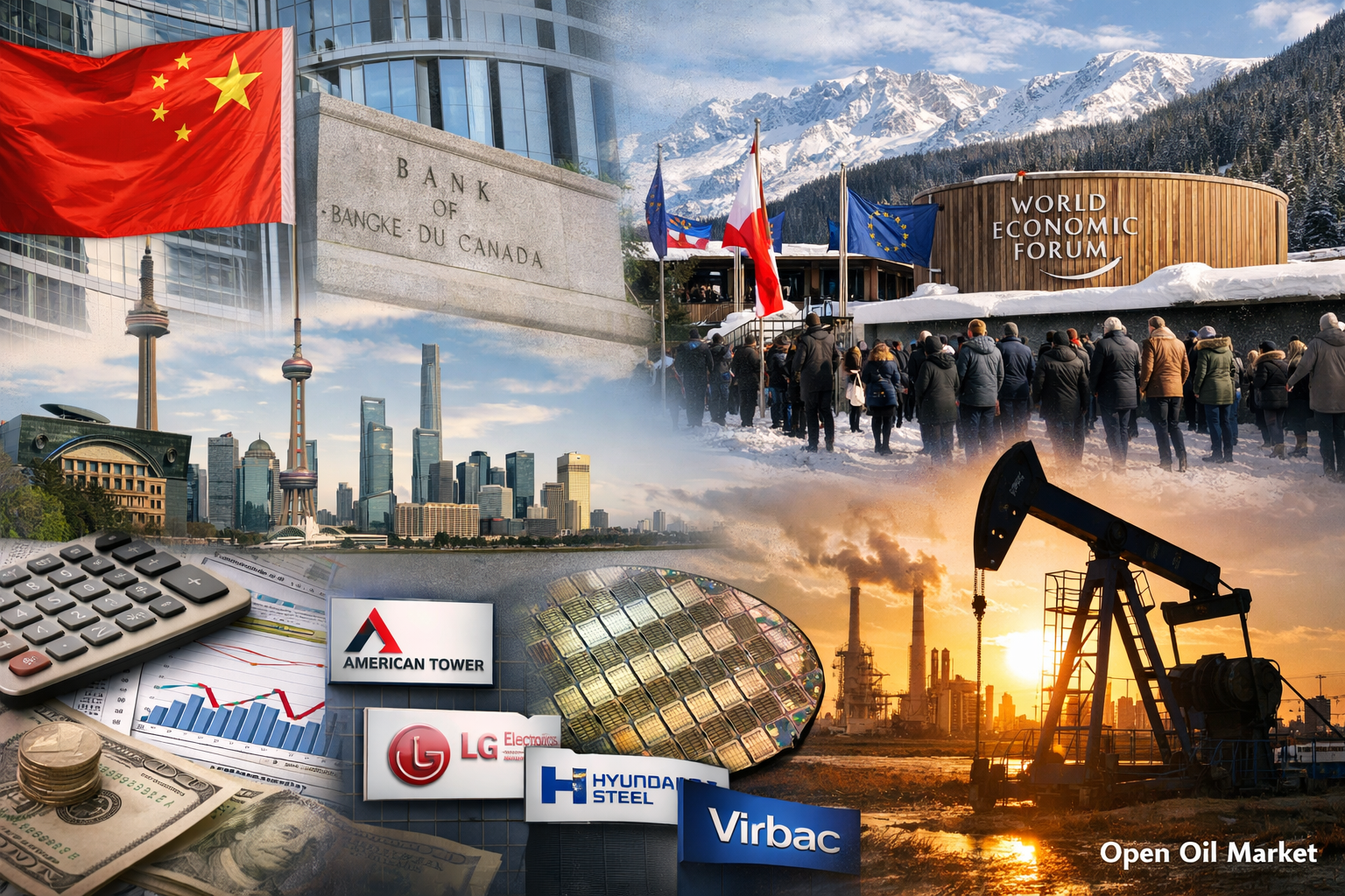 Economic Events and Corporate Reports - Monday, January 19, 2026 China's GDP, Davos, Inflation