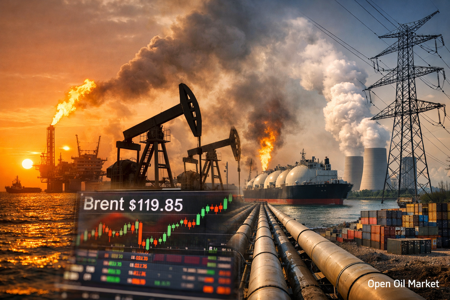 Oil & Gas and Energy News March 22, 2026 — Oil Surge, Supply Crisis and Fuel Market