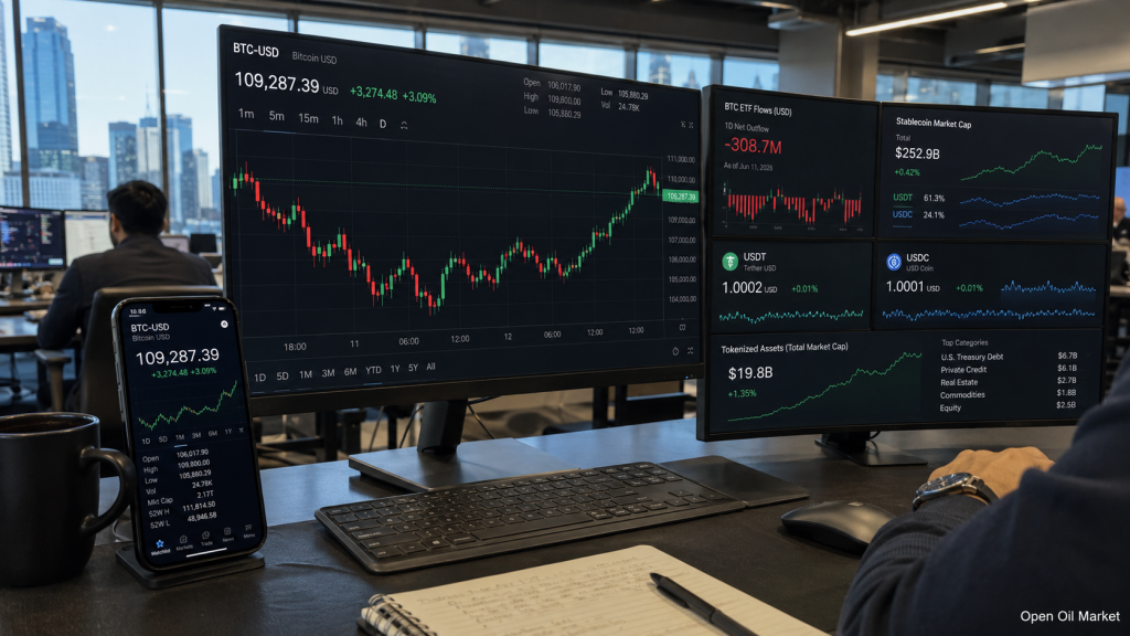 Cryptocurrency News June 12, 2026: Bitcoin Back in the Game, ETF Outflows Didn't Break the Market, and Stablecoins Changing Investment Rules
