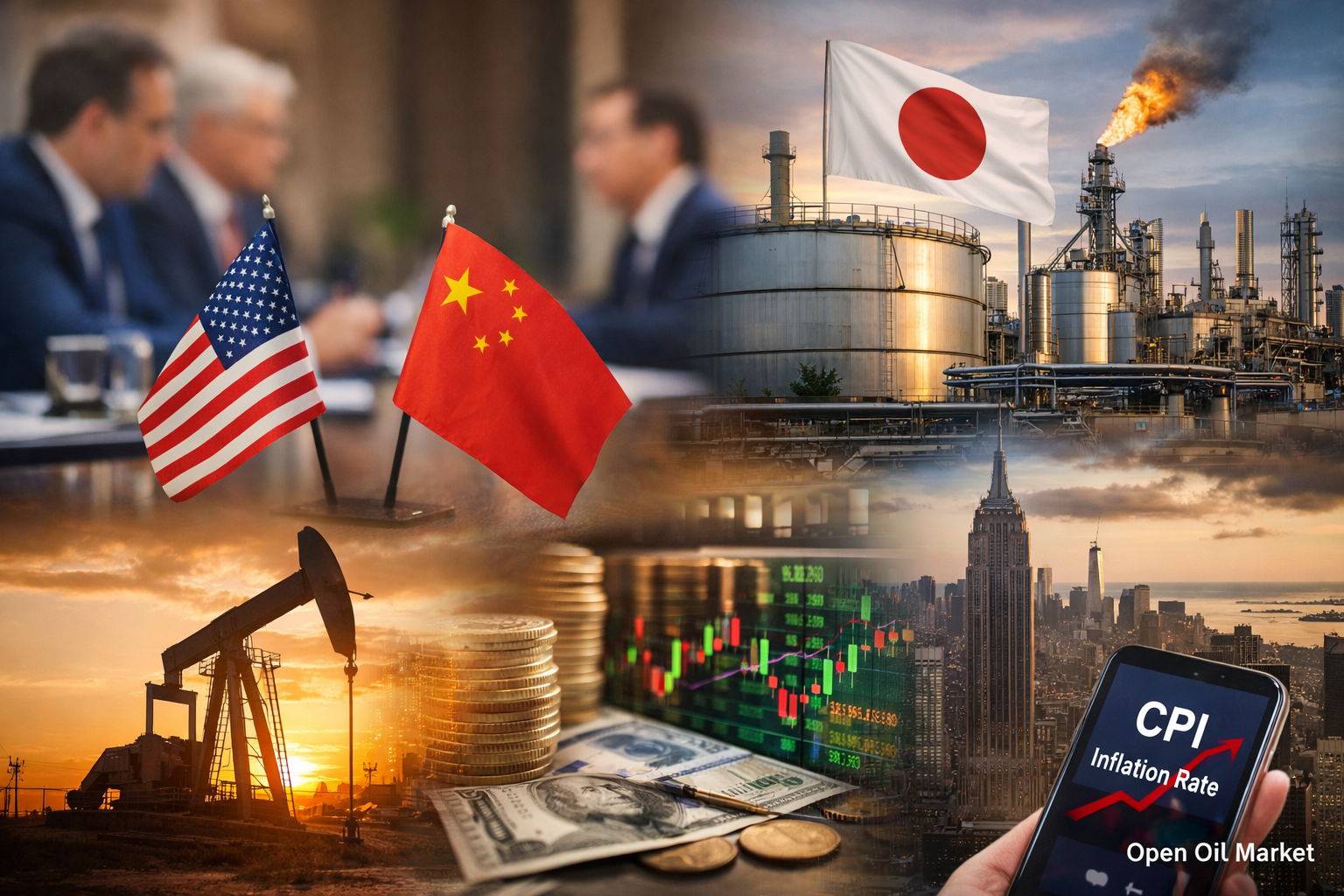 Economic Events and Corporate Reports - Monday, March 16, 2026: US and China Negotiations, Industry in China and the US, Inflation in Canada