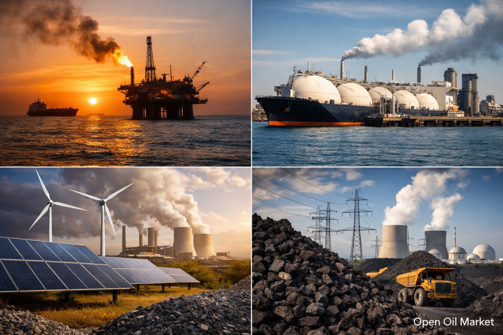 Global Energy Market: Oil, Gas, LNG, Electricity, Renewables, Coal April 1, 2026