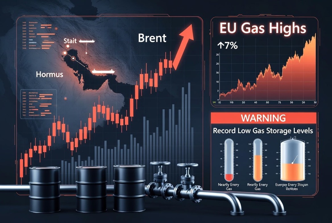Fuel and Energy News - Thursday, July 30, 2026: Escalation in the Strait of Hormuz Drives Brent Oil, Gas in Europe at Highs Amid Record-Low Supplies