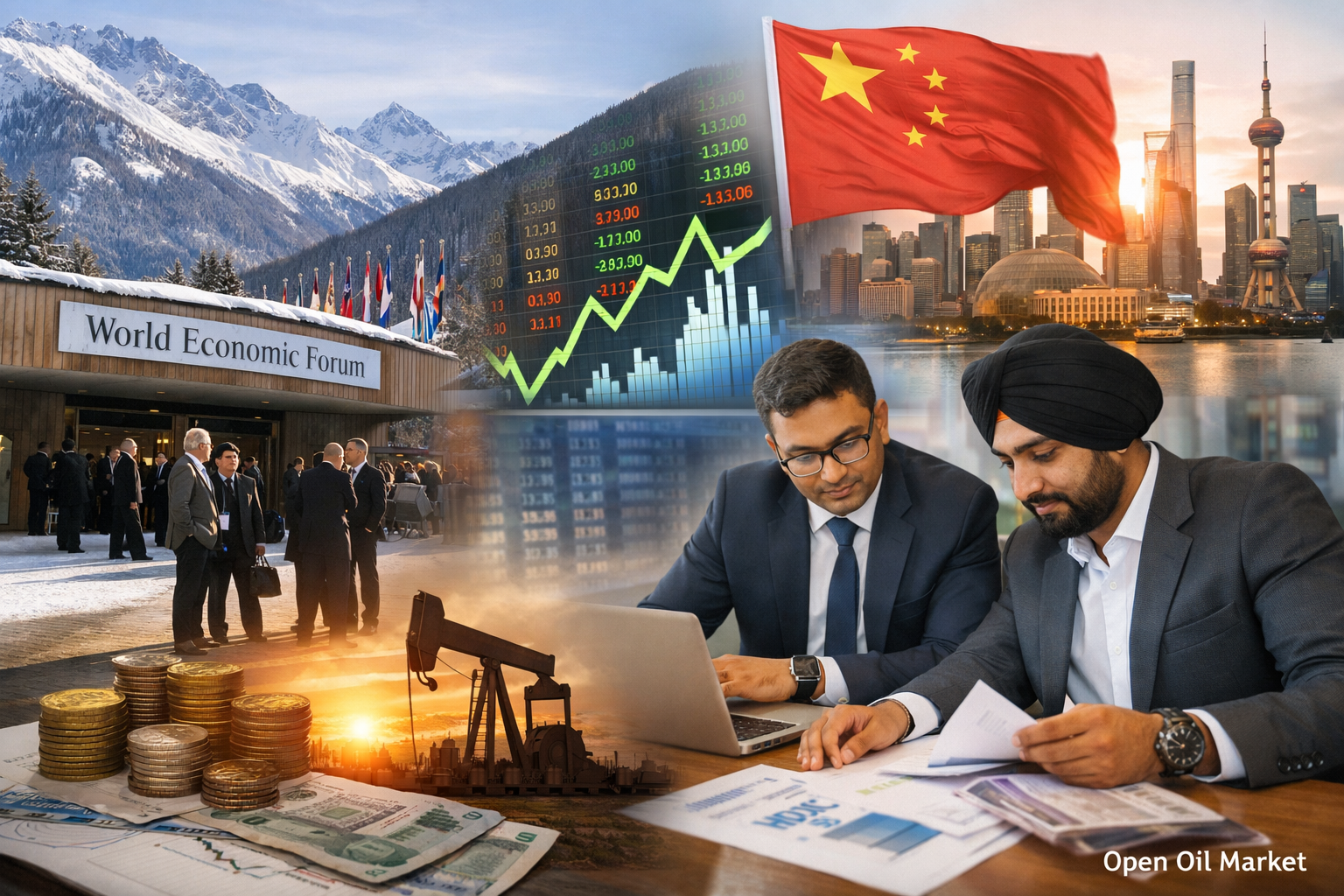 Economic Events and Corporate Reports — Saturday, January 17, 2026: World Economic Forum, China's GDP, and reports from HDFC Bank and ICICI Bank