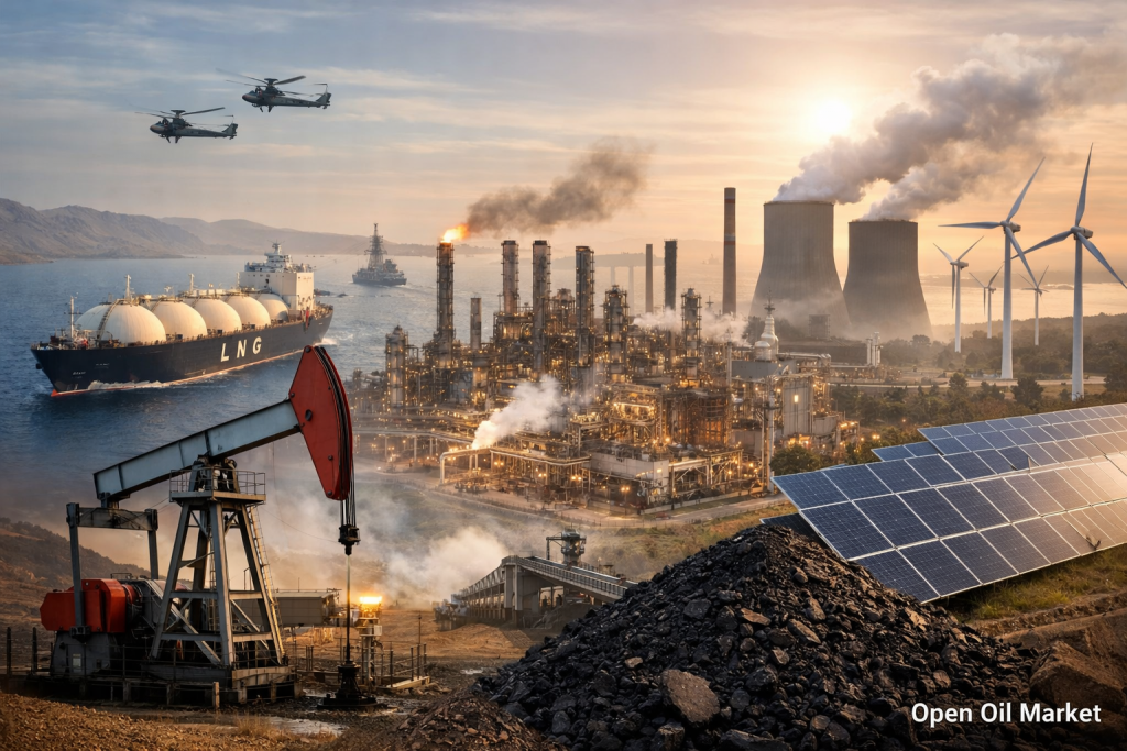 Oil and Gas and Energy March 29, 2026 Oil and Gas Market LNG Refineries Electricity and RES against Global Risks Open Oil Market