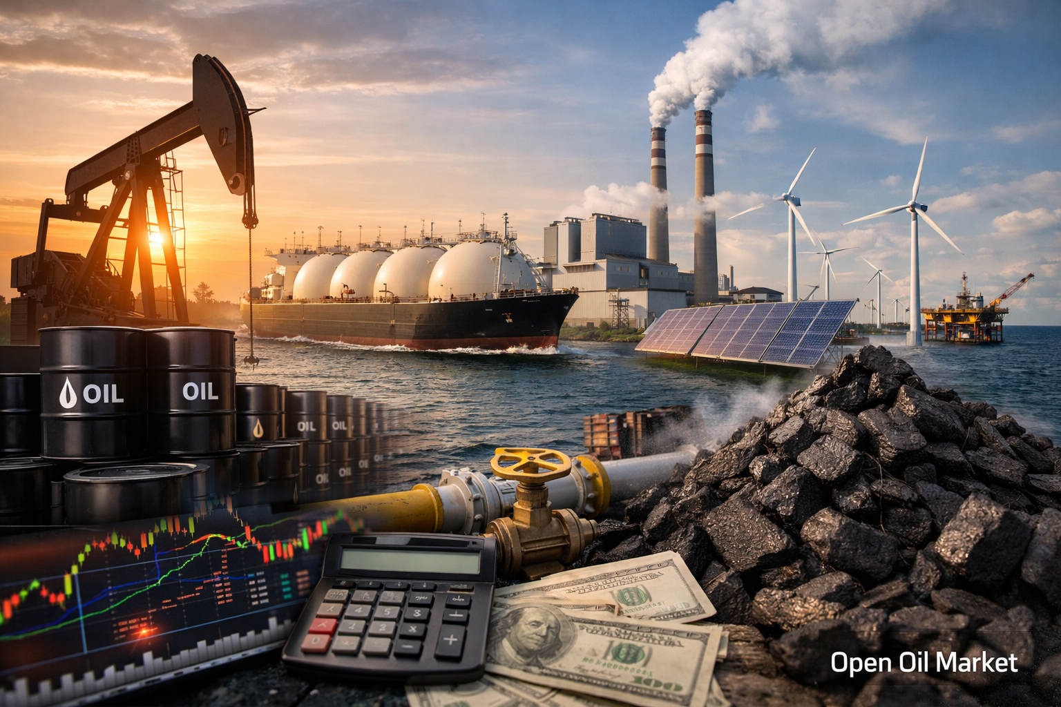 Global Oil, Gas and Energy Market — Energy Sector Overview February 21, 2026, Brent oil, LNG, Refineries, Renewable Energy