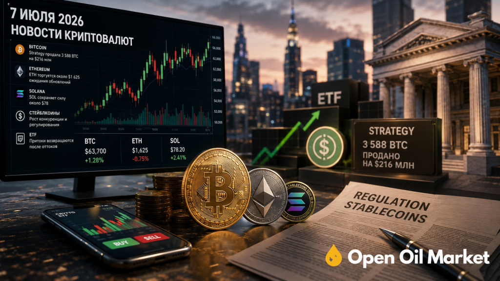 Cryptocurrency News July 7, 2026: Bitcoin, ETF, Strategy, Ethereum, Solana and Stablecoins