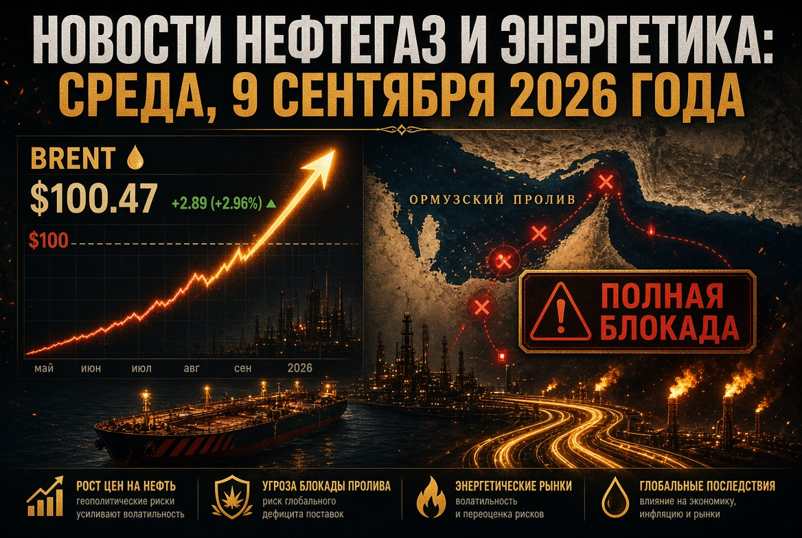 Oil and Energy News: Brent Surges to $100 Amid Threat of Hormuz Strait Blockade