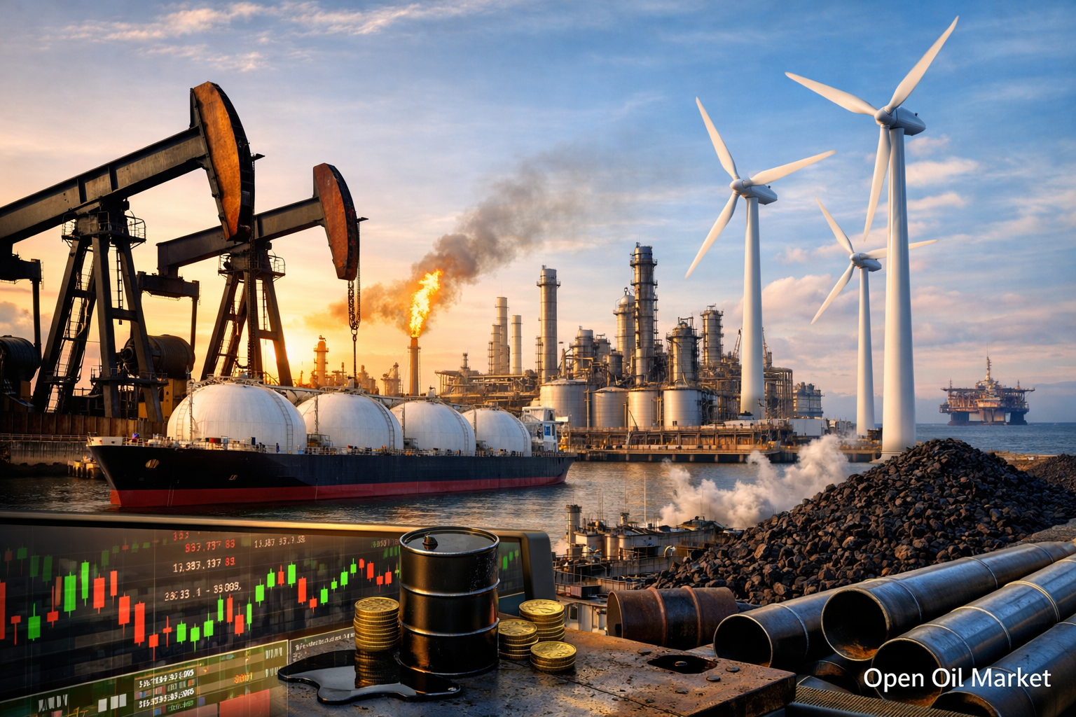 Oil and Gas News — Sunday, February 15, 2026: Brent, gas, and RES